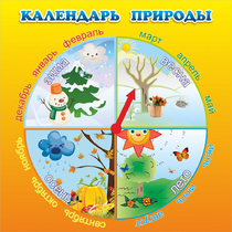 Стенд "Календарь природы" 0.5x0.5 - «globural.ru» - Тюмень
