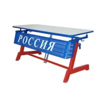 Стол ученический двухместный "Патриот-2п" на газовом лифте (р.гр. № 3-7 и наклоном столешницы ) - «globural.ru» - Тюмень