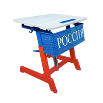 Стол ученический одноместный "Патриот-1п" на газовом лифте (р.гр. № 3-7 и наклоном столешницы ) - «globural.ru» - Тюмень