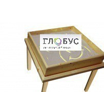 Стол на ножках для рисования песком светозвуковой - «globural.ru» - Тюмень