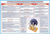 Стенд-уголок "Техника безопасности на уроках физики" - «globural.ru» - Тюмень