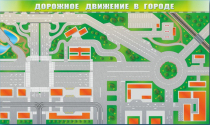 Доска магнитно-маркерная панорамная "Дорожное движение в городе" - «globural.ru» - Тюмень