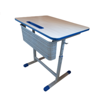 Стол ученический одноместный "Киташка -1" с регулировкой наклона столешницы - «globural.ru» - Тюмень