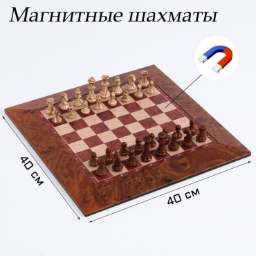 Шахматы магнитные доска и фигуры из пластика - «globural.ru» - Тюмень