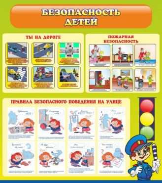 Стенд "Безопасность детей" (вариант 1) - «globural.ru» - Тюмень