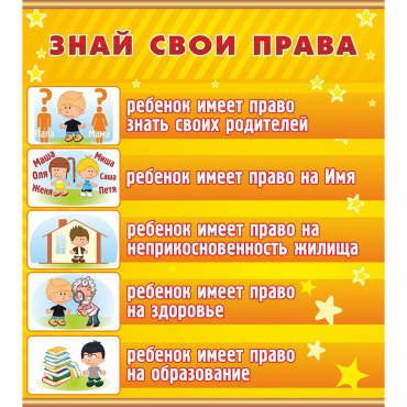 Стенд "Знай свои права" - «globural.ru» - Тюмень
