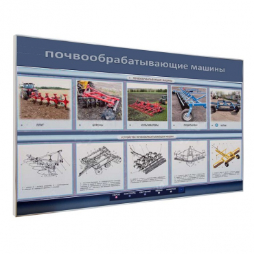 Электрифицированный светодинамический стенд «Почвообрабатывающие машины» - «globural.ru» - Тюмень