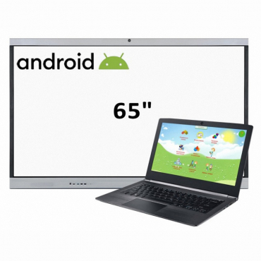 Интерактивная панель 65", ноутбук - «globural.ru» - Тюмень