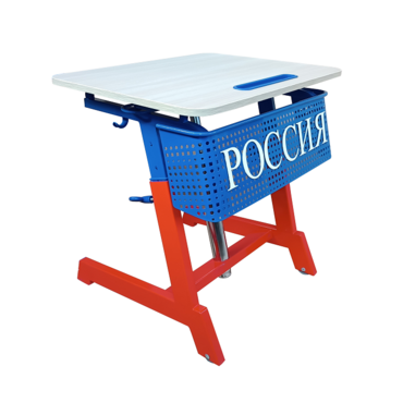 Стол ученический одноместный "Патриот-1п" на газовом лифте (р.гр. № 3-7 и наклоном столешницы ) - «globural.ru» - Тюмень